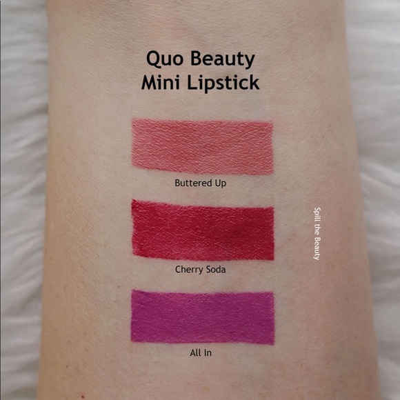FREE with bundle purchase 💸 NWT Quo Beauty Mini Lipstick Cherry Soda (59) 🍒 - Picture 4 of 8